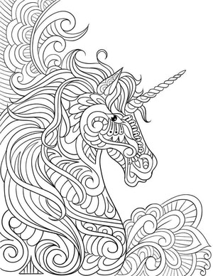 Swirly Unicorn