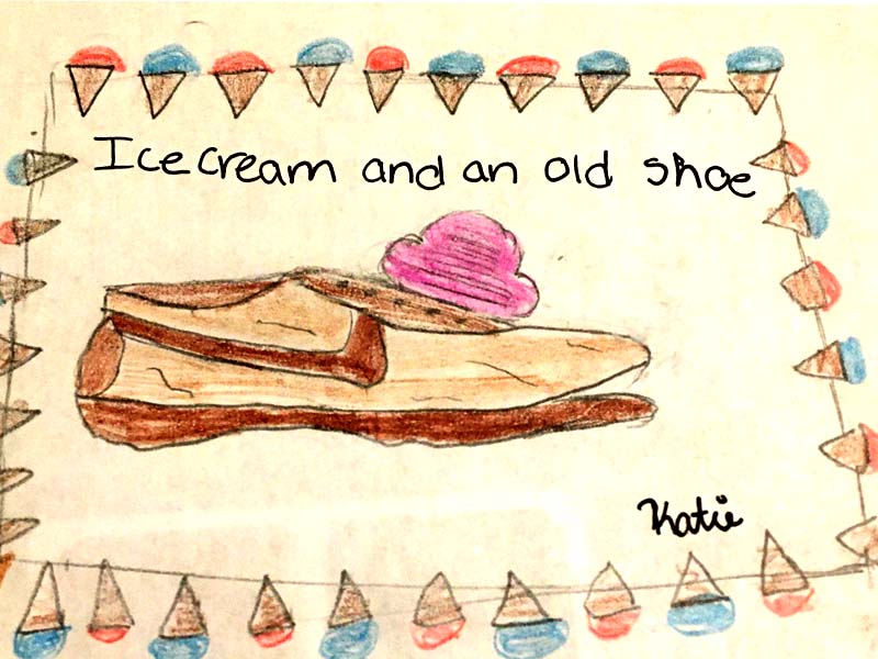 Ice Cream and an Old Shoe